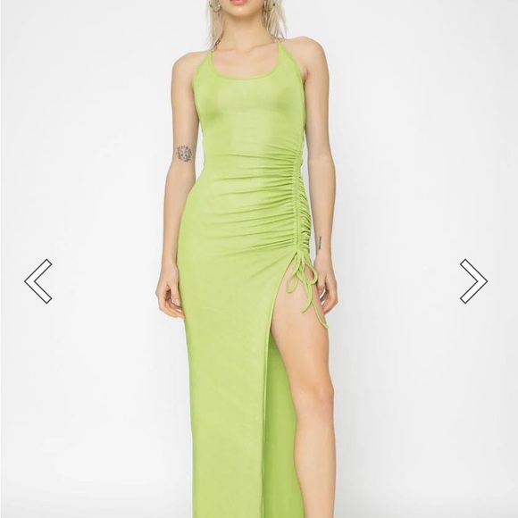 IAMGIA HALLEY DRESS IN GREEN long - Picture 10 of 10